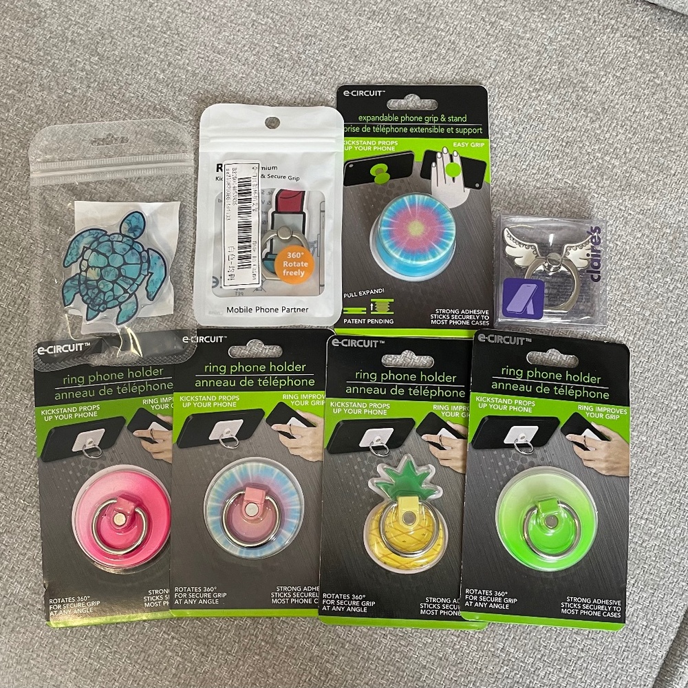Phone Grips/Stands - Lot of 8
